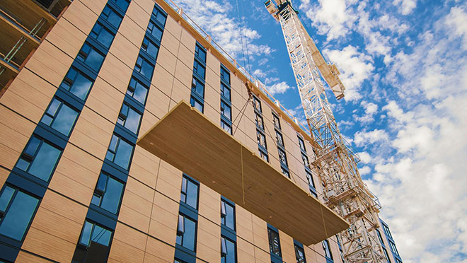 UBC's Brock Commons Tallwood House under construction UBC's Brock Commons Tallwood House under construction